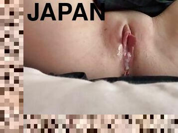 mastubasi, vagina-pussy, pelajar-perempuan, pelajar, remaja, jepang, upskirt-bagian-dalam-rok, basah