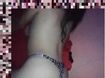 Que rico me a esta nalgona infiel antes de que llegue su esposo