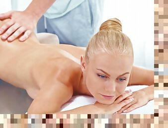 My Kind Of Massage On Sexy Blonde P1