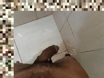 mandi, amatir, penis-besar, homo, hitam, seorang-diri, homoseks, realitas, penis