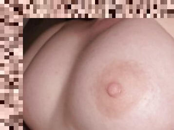 CLOSEUP SUCK AND FUCK MY NATURAL TITS PINK NIPPLES