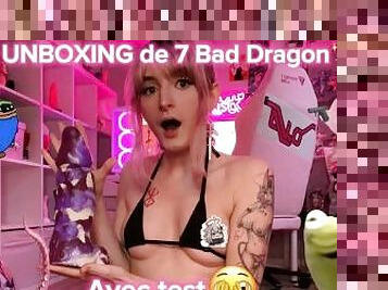 UNBOXING de 7 BAD DRAGON avec test