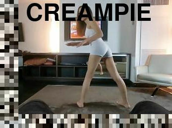 ekstrem, anal, creampie, kær, hårdhændet