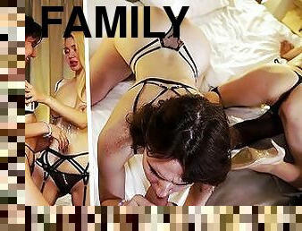 tricherie, papa, maman-et-garçon, orgie, fête, femme, maman, gangbang, ejaculation-interne, sexe-de-groupe