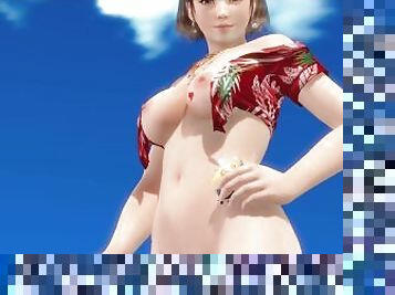 Dead or Alive Xtreme Venus Vacation Hitomi Loco Moco Vacation Outfit Nude Mod Fanservice Appreciatio