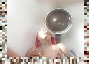 mastürbasyon-masturbation, kamu, travesti, üstüneyüzüne-boşalma, transseksüel, zenci, dolgun-güzel-kadın, yakalanmış, yarak