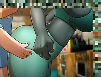 Minecraft Horny Craft - Part 47 Leggins Fetish Sexy Warden By LoveSkySanHentai