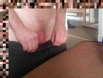 Desperately fucking and humping my penis pump with t-dick FTM huge clit until huge moaning orgasm