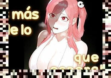 ALUMNA TIERNA CHUPA EL PENE CALIENTE DEL PROFESOR... asmr español anime