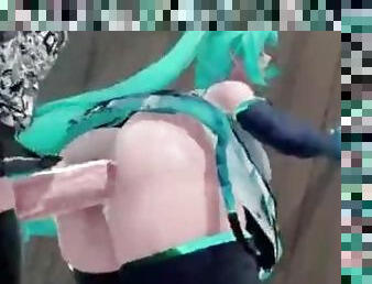 Hatsune Miku Anal Facial Cumshot Futanari