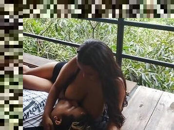 payudara-besar, puting-payudara, orgasme, jenis-pornografi-milf, susu, hotel, menyusui, pengisapan