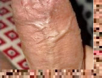 Closeup of hard Indian cock