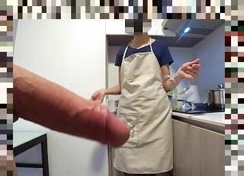 Public Dick Flash. HOUSEKEEPER was surprised by my presence