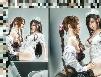 3D Porn Game Ladys Nurse Tifa & Aerith Sex Dolls