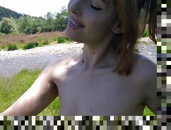 I love being naked outside!