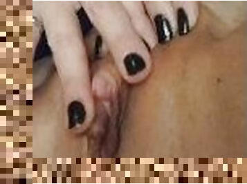 Big Huge Clit Rubbing Close Up small dick- Lilixxxfetish