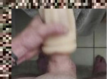 Cum from trying anal stroker