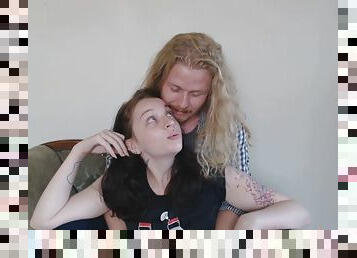 Lovely heroine gets it hard from her long-haired blonde boyfriend