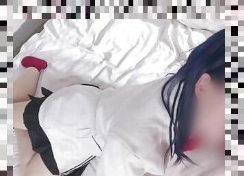 ?????Aliceholic13?GRIDMAN RIKKA Cosplay  School uniform multiple orgasm & creampie sex