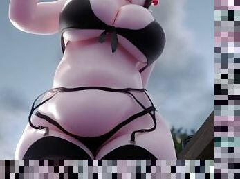 Mei Lingerie Belly Inflation