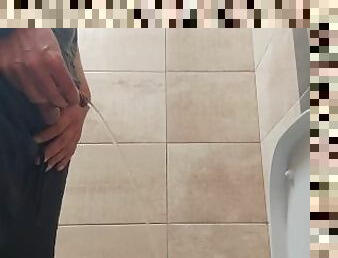 orgasme, pisser, public, giclée, amateur, toilette, fétiche, solo