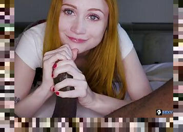 Southern redhead Scarlet Skies gets a creampie