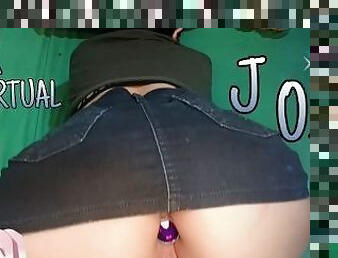 JOI VIRTUAL SEX - Sexo intenso com  esguicho no cuzinho e na bucetinha/ ROLEPLAY/ POV / DIRTy Talk