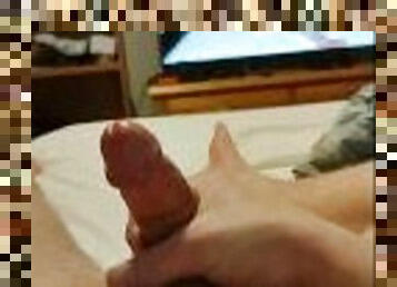 Boyfriend Masturbates for Horny Housewife