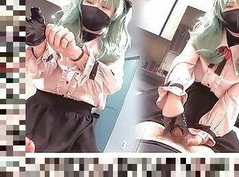 ?Hatsune Miku??Vampire Miku Cosplayer get Fucked, Japanese hentai anime crossdresser cosplay 10