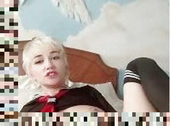 Cute Blonde Schoolgirl JOI - Skye Blue