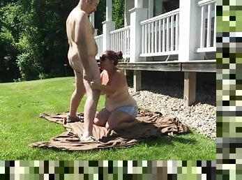 Outdoor Blowjob At Cottage (Missy and George)