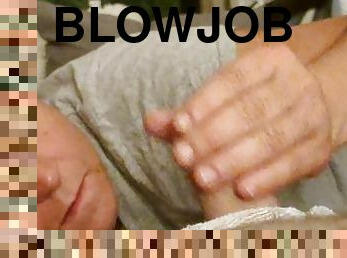 Watch TV and blowjob