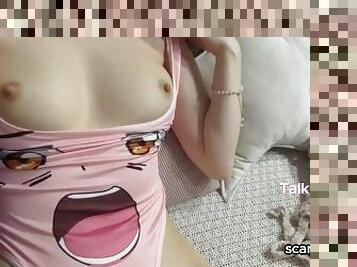 Sexy Anime Ginger showing off tits and pussy