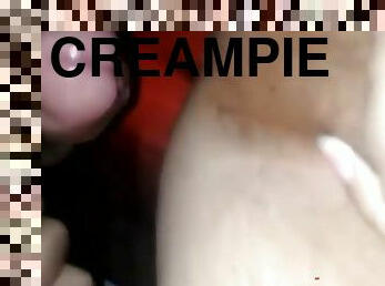 Deep ass creampie