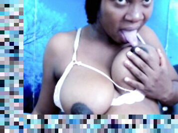 Busted ebony african Vixxen pregnant areolas thick nipples
